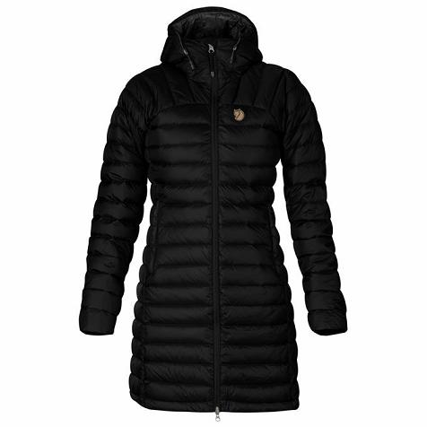 Fjallraven Snow Flake Parka Black Singapore For Women (SG-756650)